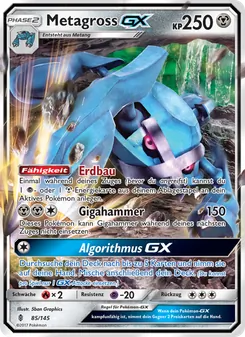 Metagross GX, Karte 85 aus Stunde der Wächter