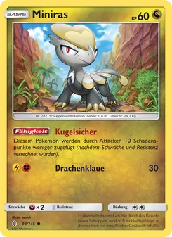Miniras, Karte 98 aus Stunde der Wächter