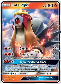 Entei GX, Karte 10 aus Schimmernde Legenden