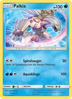 Palkia, Karte 24 aus Schimmernde Legenden