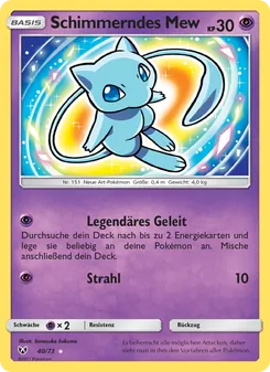 Schimmerndes Mew, Karte 40 aus Schimmernde Legenden