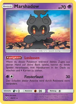 Marshadow, Karte 45 aus Schimmernde Legenden