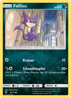 Felilou, Karte 48 aus Schimmernde Legenden