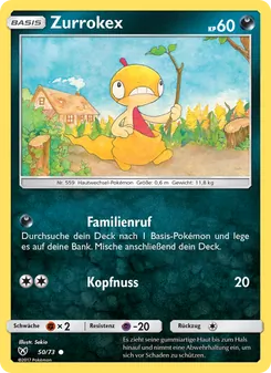 Zurrokex, Karte 50 aus Schimmernde Legenden