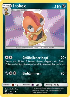Irokex, Karte 51 aus Schimmernde Legenden