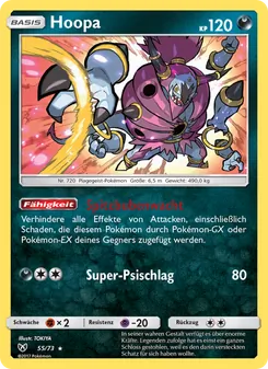 Hoopa, Karte 55 aus Schimmernde Legenden
