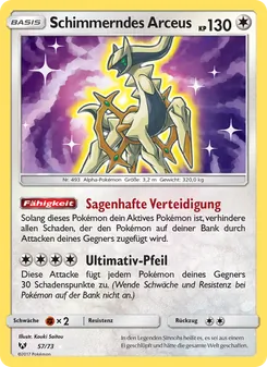 Schimmerndes Arceus, Karte 57 aus Schimmernde Legenden