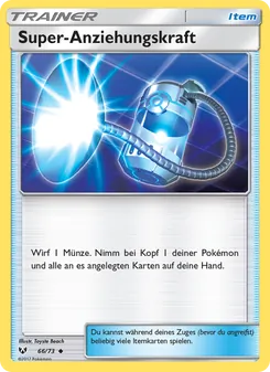 Super-Anziehungskraft, Karte 66 aus Schimmernde Legenden