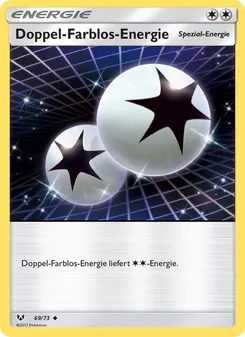 Doppel-Farblos-Energie, Karte 69 aus Schimmernde Legenden