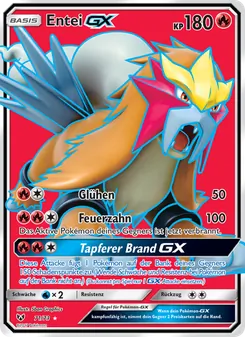 Entei GX, Karte 71 aus Schimmernde Legenden