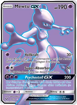 Mewtu GX, Karte 72 aus Schimmernde Legenden