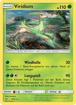 Viridium, Karte 8 aus Schimmernde Legenden