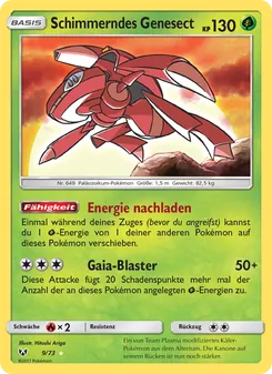 Schimmerndes Genesect, Karte 9 aus Schimmernde Legenden