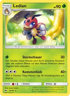 Ledian, Karte 10 aus Nacht in Flammen