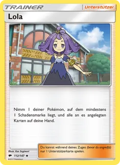 Lola, Karte 112 aus Nacht in Flammen