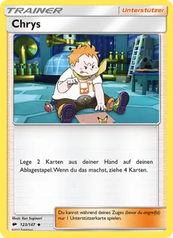 Chrys, Karte 123 aus Nacht in Flammen