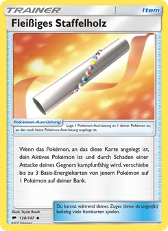 Fleißiges Staffelholz, Karte 128 aus Nacht in Flammen
