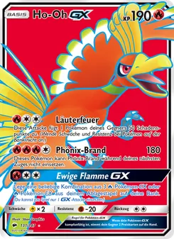 Ho-Oh GX, Karte 131 aus Nacht in Flammen