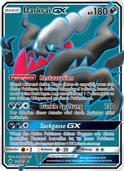 Darkrai GX, Karte 139 aus Nacht in Flammen