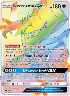 Necrozma GX, Karte 153 aus Nacht in Flammen