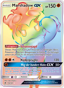Marshadow GX, Karte 156 aus Nacht in Flammen