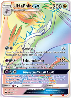 UHaFnir GX, Karte 160 aus Nacht in Flammen