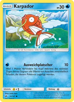 Karpador, Karte 32 aus Nacht in Flammen