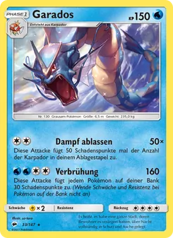 Garados, Karte 33 aus Nacht in Flammen