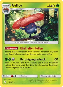 Giflor, Karte 6 aus Nacht in Flammen