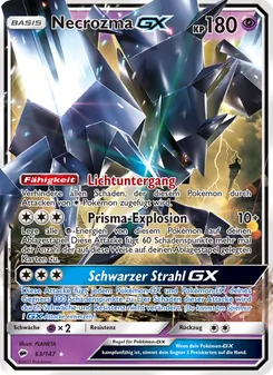 Necrozma GX, Karte 63 aus Nacht in Flammen