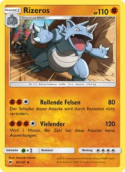 Rizeros, Karte 66 aus Nacht in Flammen
