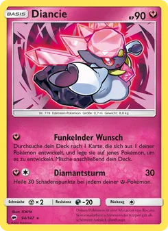 Diancie, Karte 94 aus Nacht in Flammen