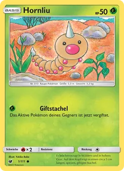 Hornliu, Karte 1 aus Aufziehen der Sturmröte