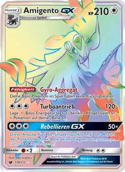 Amigento GX, Karte 119 aus Aufziehen der Sturmröte