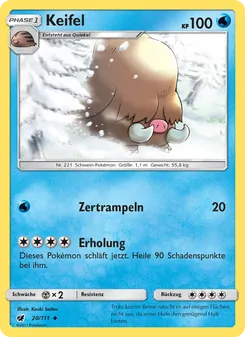 Keifel, Karte 20 aus Aufziehen der Sturmröte