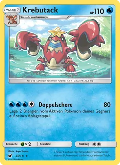Krebutack, Karte 25 aus Aufziehen der Sturmröte