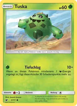 Tuska, Karte 5 aus Aufziehen der Sturmröte
