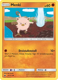 Menki, Karte 50 aus Aufziehen der Sturmröte