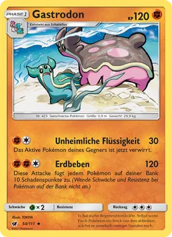 Gastrodon, Karte 54 aus Aufziehen der Sturmröte