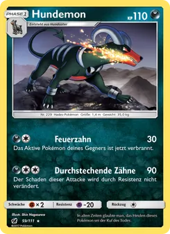 Hundemon, Karte 59 aus Aufziehen der Sturmröte