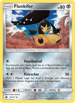 Flunkifer, Karte 64 aus Aufziehen der Sturmröte