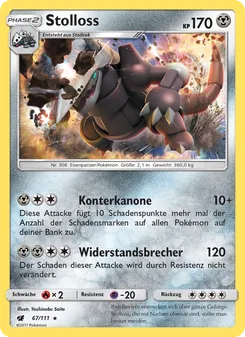 Stolloss, Karte 67 aus Aufziehen der Sturmröte