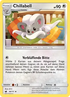 Chillabell, Karte 86 aus Aufziehen der Sturmröte