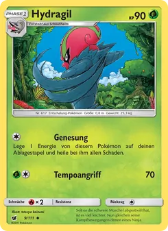 Hydragil, Karte 9 aus Aufziehen der Sturmröte