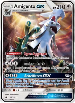 Amigento GX, Karte 90 aus Aufziehen der Sturmröte
