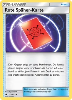 Rote Späher-Karte, Karte 97 aus Aufziehen der Sturmröte