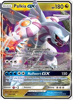 Palkia GX, Karte 101 aus Ultra-Prisma