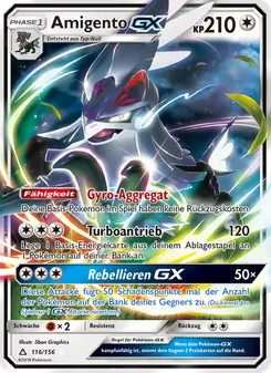 Amigento GX, Karte 116 aus Ultra-Prisma