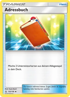 Adressbuch, Karte 132 aus Ultra-Prisma