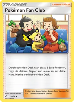 Pokémon Fan Club, Karte 133 aus Ultra-Prisma